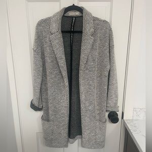 Marine Layer XS Birdseye open knit cardigan sweater - good condition!